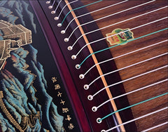 Dunhuang Guzheng 9DH698PP - Love My China (爱我中华) - Bright and Transparent Sound, Unique Craftsmanship