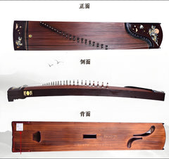 Dunhuang Guzheng 695OOO - Radiant Cherry Blossom (烂漫樱花) with Colorful Inlay