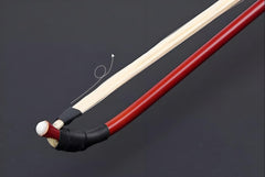 Huqiu Professional Erhu Bow – Pernambuco Tip with Bamboo Shaft & Natural Horsehair