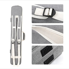 Oxford Fabric Dual Erhu Case – Thick-Padded Gig Bag for Two Erhu with Backpack, Shoulder Strap & Handle Options