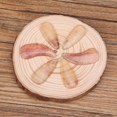 Premium Red Yak Horn Finger Picks for Pipa & Guzheng – Double Arc Design for Performance & Practice