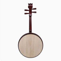 Yuehai 521 Entry-Level Daruan – Hardwood Chinese Lute in Wine Red Finish with Peony Headstock(硬木)