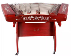 YueHai DL22W African Rosewood 402 Yangqin – Double Phoenix Dance Design