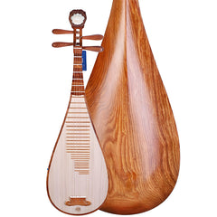 Xinghai 89113-A Professional Pipa – Hedgehog Rosewood Chinese Lute with Hand-Polished Finish