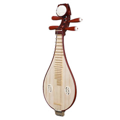 Yuehai 412-2 Graded Liuqin – African Rosewood, Natural Finish, Peony Carving