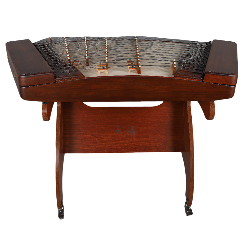 YueHai 623-A Yangqin – Premium Large-Leaf Red Sandalwood, Model 402 Professional Dulcimer