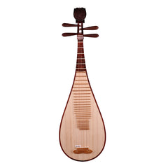YueHai 917JZ-1 Professional Pipa – Andean Boxwood (Machaerium), Natural Polish, Cloud Head, Wooden Pegs