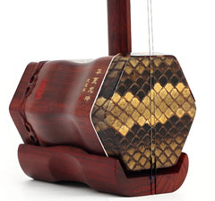 HuQiu “Huaxia Dragon’s Chant” Indian Small-Leaf Rosewood Erhu 5168-I – Professional Performance Erhu