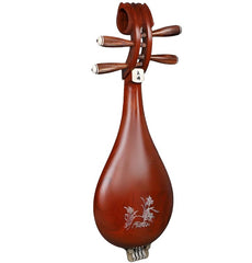 Yuehai DS14-LC Liuqin – Aged Dalbergia (Ovangkol) Body with Orchid Motif, Professional Grade(奥氏黄檀木)