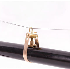 Huqiu Metal Qianjin for Erhu – Golden Adjustable String Holder for 19–21mm Shafts