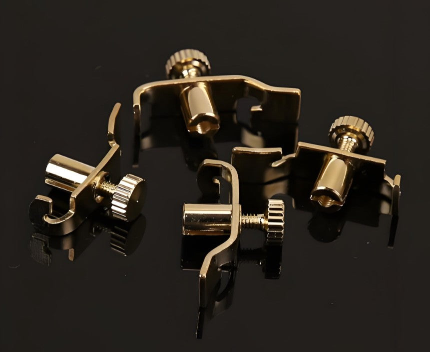 Gold Fine Tuners for Erhu – Precision String Adjusters (4pcs)