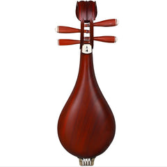 Yuehai 412-2 Graded Liuqin – African Rosewood, Natural Finish, Peony Carving