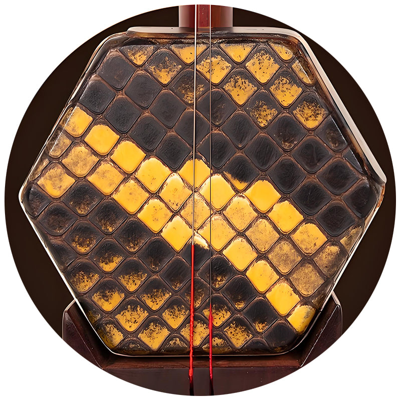 Lu Linsheng Collector's Edition Indian Red Sandalwood Erhu – Sun Huang Signature Model for Professional Solo Performance