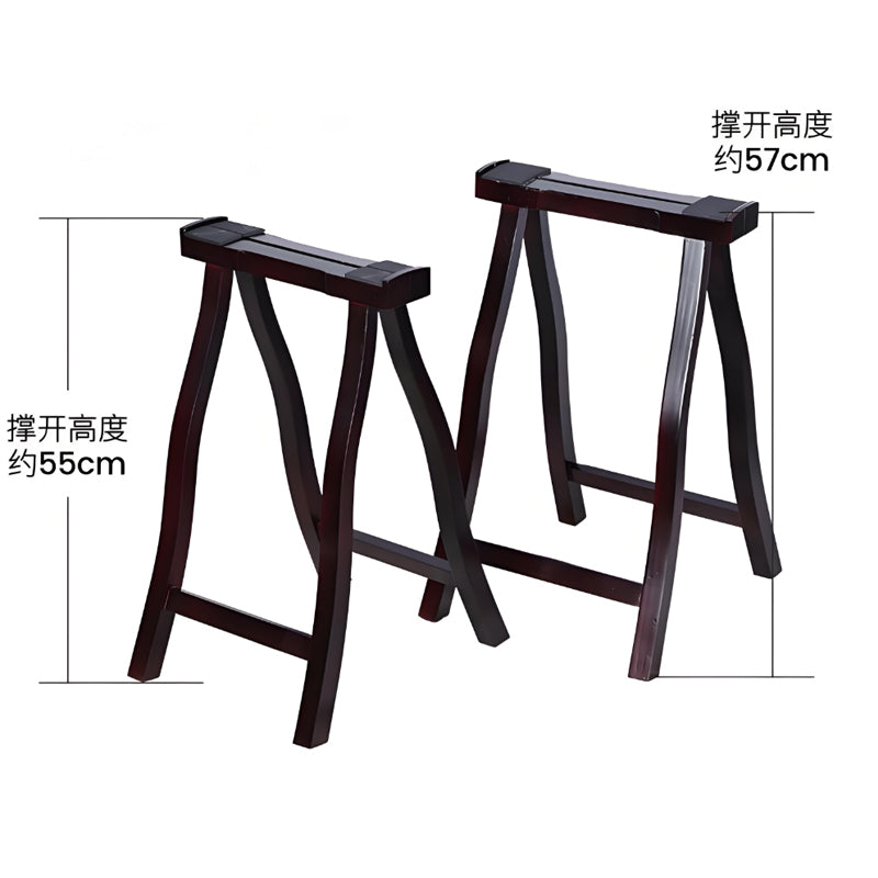 Dunhuang Guzheng Stand – Folding Solid Wood A-Frame, Model 3206