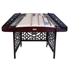 Xinghai 8621T-2 Professional Yangqin – Mother-of-Pearl Inlay Chinese Hammered Dulcimer with Stand & Accessories