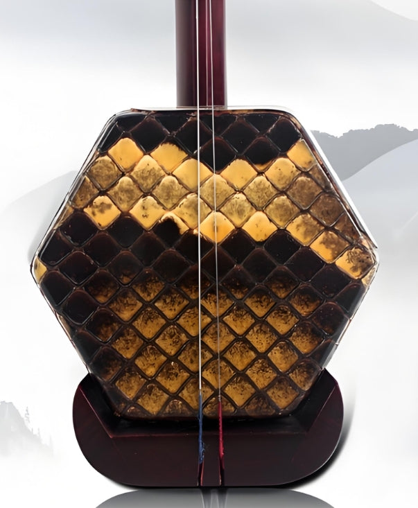 HuQiu Premium Indian Small-Leaf Rosewood Erhu 5168 (Gold Medal) – Professional Performance Erhu