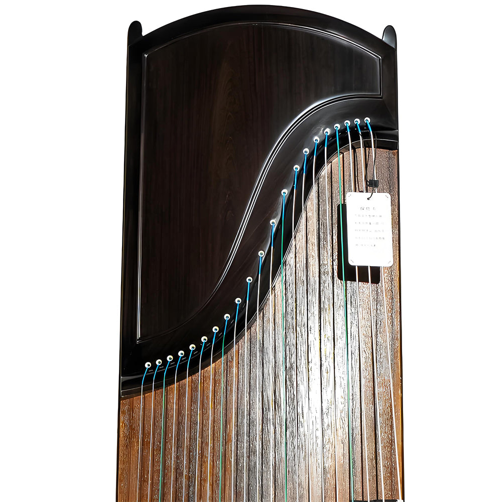 Huali Guzheng 808S “Natural Charm” — Ebony Frame, Minimalist Design, Professional Grade