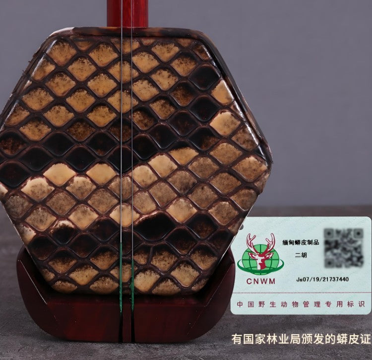 Wan Qixing African Sandalwood Erhu – Powerful Volume, Professional Grade Chinese Fiddle