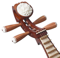 Yuehai 413 Liuqin – African Pterocarpus (Padauk), Red Hardwood Finish, Exam-Grade Performance Model(古夷苏木)