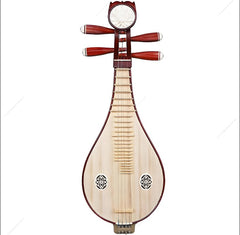 Yuehai 412-2 Graded Liuqin – African Rosewood, Natural Finish, Peony Carving