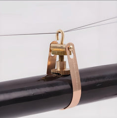 Huqiu Metal Qianjin for Erhu – Golden Adjustable String Holder for 19–21mm Shafts