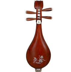 Yuehai DS14-LC Liuqin – Aged Dalbergia (Ovangkol) Body with Orchid Motif, Professional Grade(奥氏黄檀木)