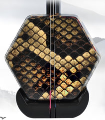 HuQiu Premium Black Sandalwood Professional Erhu (Silver Seal) 5132 – High-Quality Performance Instrument