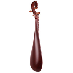 YueHai 914JZ-1 Pipa – Dalbergia Ostosperma Wood, Natural Finish, Yun Cloud Head, Wooden Pegs