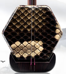 HuQiu Premium Ming-Qing Old Rosewood Erhu 5139 (Golden Seal) – Professional Grade with Classic Elegance
