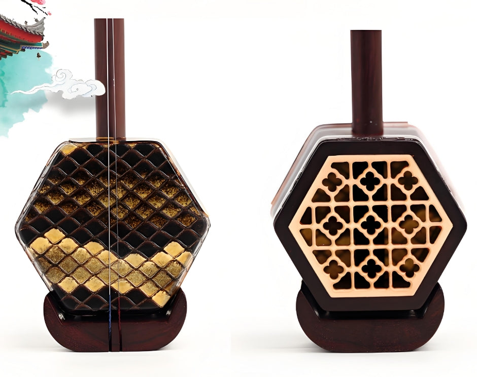 HuQiu "Subtle Fragrance & Graceful Shadows" Indian Small-Leaf Rosewood Erhu 5168-P – Professional Performance Erhu