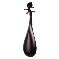 YueHai 9115-1 Chinese Pipa – Anog Araracanga Wood, Natural Finish, Yun Cloud Head, Wooden Pegs