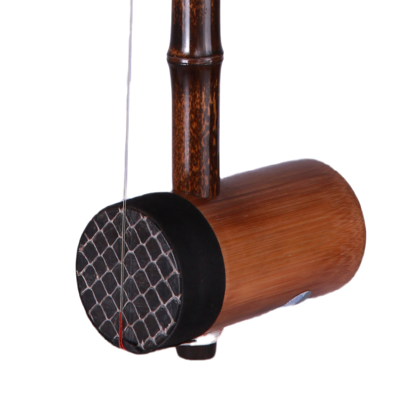 YueHai Model 701-2E Jinghu (Erhuang Tuning) – Grade 1 Purple Bamboo with East African Rosewood Pegs
