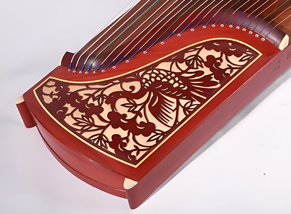 Dunhuang Guzheng 696M – "Hundred Flowers Welcoming Birds" | Bright & Resonant Sound
