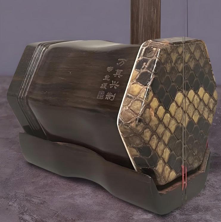 Wan Qixing Antique Redwood Erhu – High-Grade Chinese Fiddle for Professional Performance
