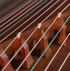 Dunhuang Guzheng 693E "Huiwen" – High Mountains and Flowing Water | Classic Walnut Chinese Zither