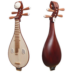 Yuehai 413 Liuqin – African Pterocarpus (Padauk), Red Hardwood Finish, Exam-Grade Performance Model(古夷苏木)