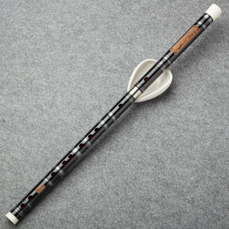 Dong Xuehua Black Bamboo Flute – Handcrafted Bitter Bamboo Flute for Beginners & Performers