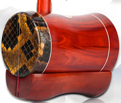 HuQiu Professional Rosewood Gaohu 5413 – Handcrafted Suzhou Instrument with Burmese Python Skin & German Strings