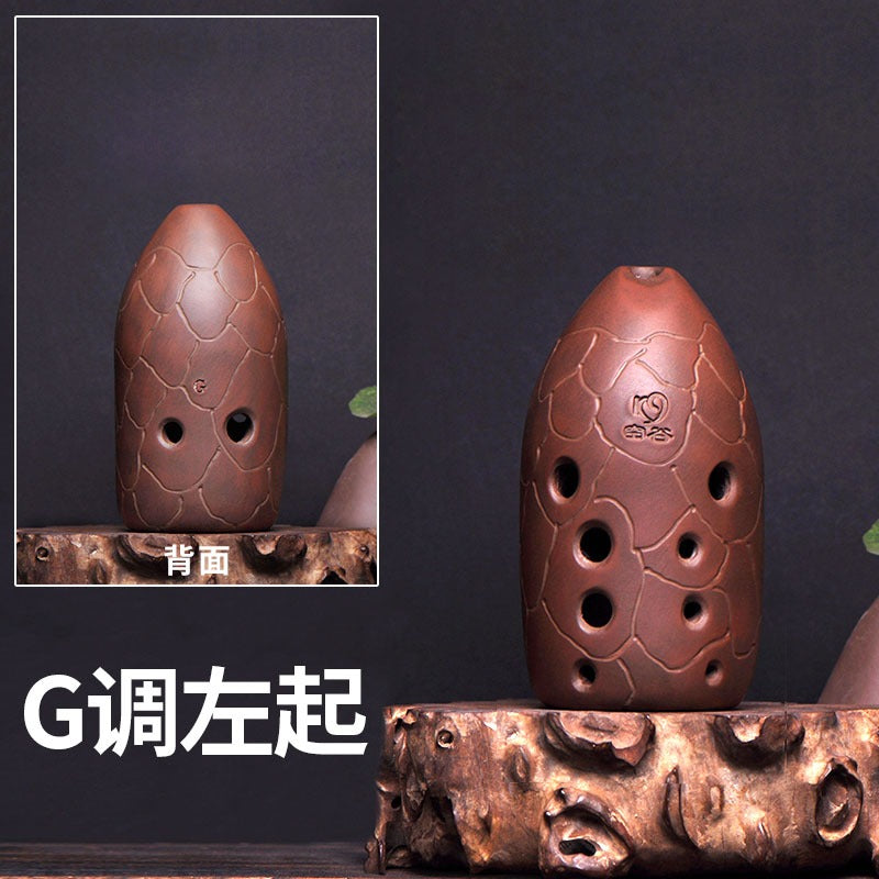 KongGu Xun 2024 – Professional 10-Hole Ceramic Ocarina Flute for Beginners & Students