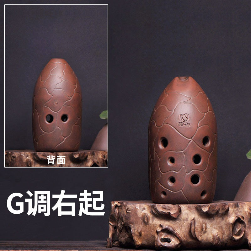 KongGu Xun 2024 – Professional 10-Hole Ceramic Ocarina Flute for Beginners & Students