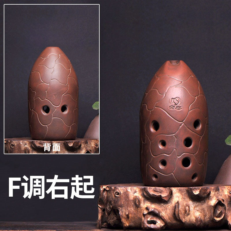 KongGu Xun 2024 – Professional 10-Hole Ceramic Ocarina Flute for Beginners & Students