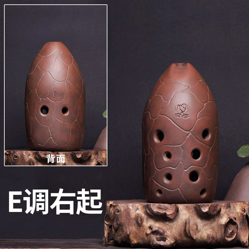 KongGu Xun 2024 – Professional 10-Hole Ceramic Ocarina Flute for Beginners & Students