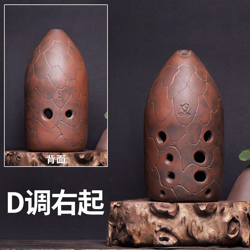 KongGu Xun 2024 – Professional 10-Hole Ceramic Ocarina Flute for Beginners & Students