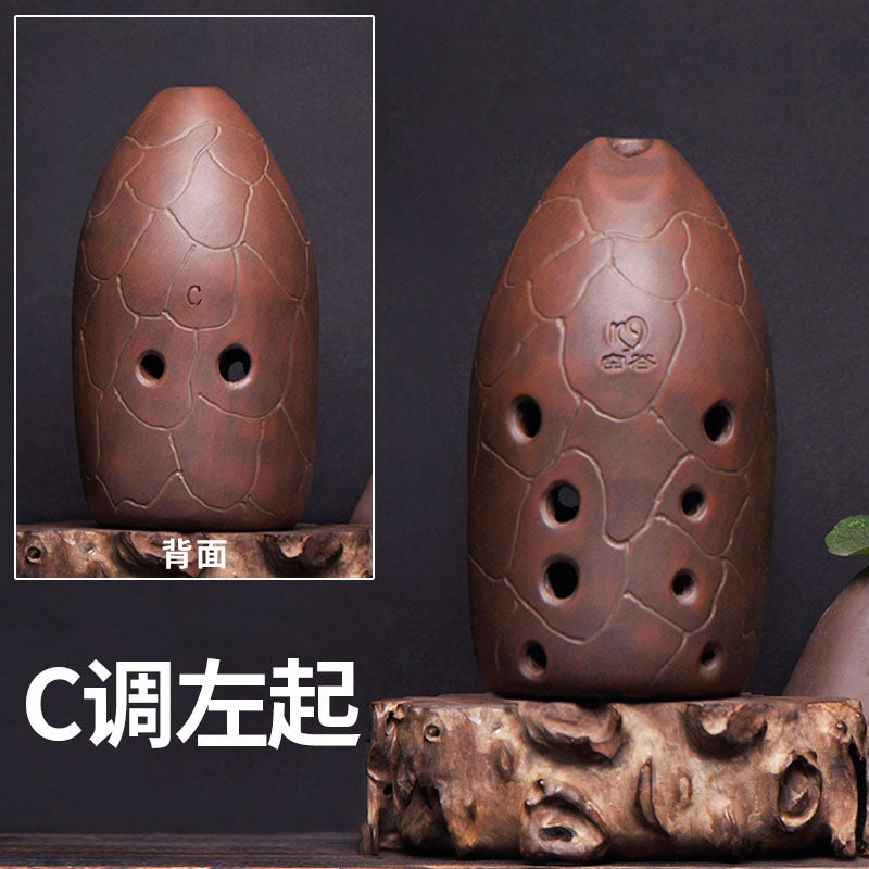 KongGu Xun 2024 – Professional 10-Hole Ceramic Ocarina Flute for Beginners & Students