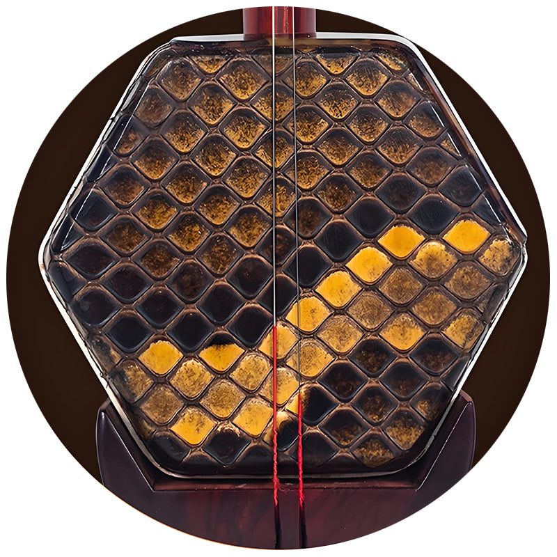 Lu Linsheng 4-Star African Red Sandalwood Erhu – Silver Label Professional Solo & Exam Grade