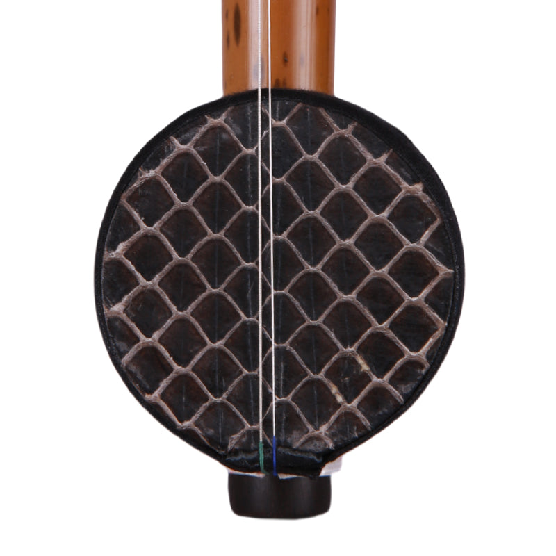 YueHai Model 701BE Jinghu (Erhuang Tuning) – Grade 1 Spotted Bamboo with East African Rosewood Pegs