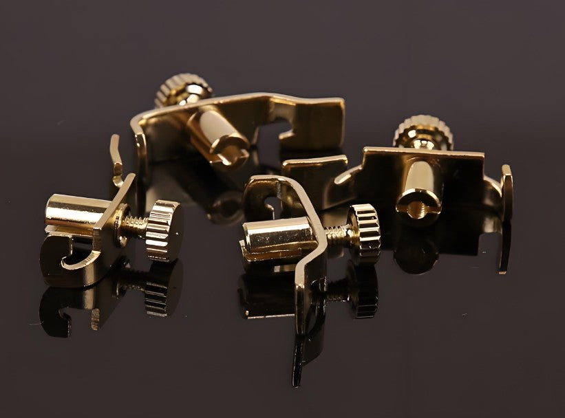 Gold Fine Tuners for Erhu – Precision String Adjusters (4pcs)