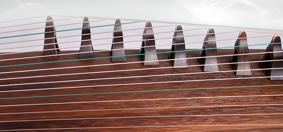Dunhuang 9DH695OOE "Timeless Moments" Guzheng – 163cm Zither with "Romantic Sakura" Design, Premium Indonesian Rosewood, and Excellent Tone
