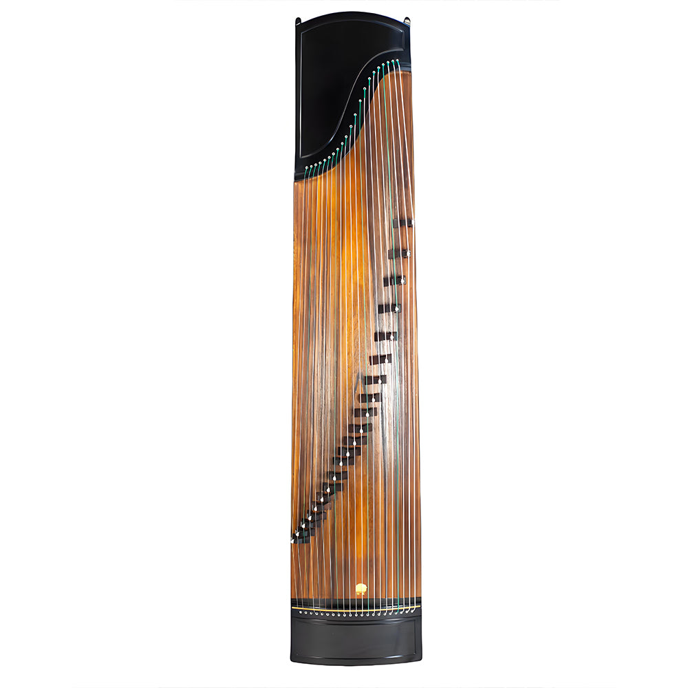 Huali Guzheng 808S “Natural Charm” — Ebony Frame, Minimalist Design, Professional Grade