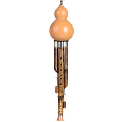 DianNanGuYun Professional Hulusi | Handmade Purple Bamboo Gourd Flute for Performers